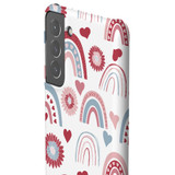 Hand Drawn Love Rainbows Pattern Samsung Snap Case By Artists Collection