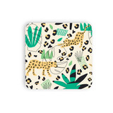 Hand Drawn Leopard Pattern Coaster Set By Artists Collection