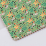 Hand Drawn Jungle Pattern Clutch Bag By Artists Collection