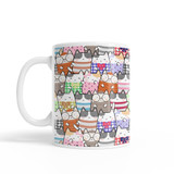 Kawaii Cute Cats Dressed Up Coffee Mug By Artists Collection