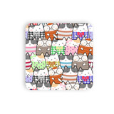 Kawaii Cute Cats Dressed Up Coaster Set By Artists Collection