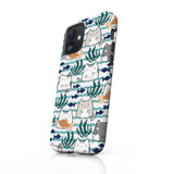 Kawaii Cute Cats Ocean iPhone Tough Case By Artists Collection