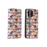 Kawaii Cute Cats Professions iPhone Folio Case By Artists Collection