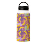 Abstract Banana Trees Pattern Water Bottle By Artists Collection