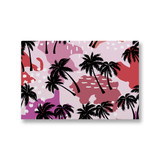 Abstract Palm Trees Pattern Canvas Print By Artists Collection
