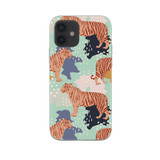 Abstract Tiger Pattern iPhone Soft Case By Artists Collection