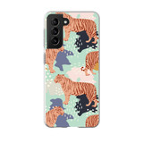 Abstract Tiger Pattern Samsung Soft Case By Artists Collection