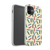 Abstract Feather Pattern iPhone Soft Case By Artists Collection