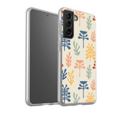 Abstract Flowers Pattern Samsung Soft Case By Artists Collection