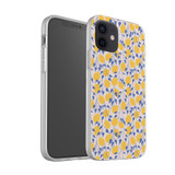 Abstract Lemons Pattern iPhone Soft Case By Artists Collection