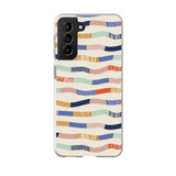 Abstract Lines Pattern Samsung Soft Case By Artists Collection