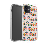 Abstract Rainbows Pattern iPhone Soft Case By Artists Collection