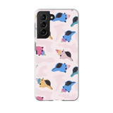 Abstract Shells Pattern Samsung Soft Case By Artists Collection