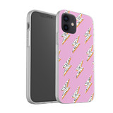 Abstract Thunder Pattern iPhone Soft Case By Artists Collection