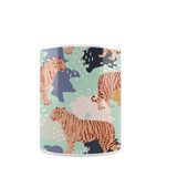 Abstract Tiger Pattern Coffee Mug By Artists Collection