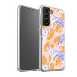 Abstract Tiger Orange Pattern Samsung Soft Case By Artists Collection