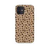 Coffee Beans Pattern iPhone Soft Case By Artists Collection