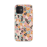Colorful Cheetah Spots Pattern iPhone Soft Case By Artists Collection