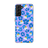 Doodle Flowers Pattern Samsung Soft Case By Artists Collection