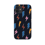 Doodle Thunder Pattern iPhone Soft Case By Artists Collection
