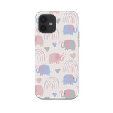 Elephant Rainbow Pattern iPhone Soft Case By Artists Collection
