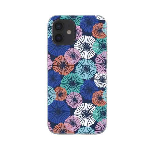 Flower Umbrella Pattern iPhone Soft Case By Artists Collection