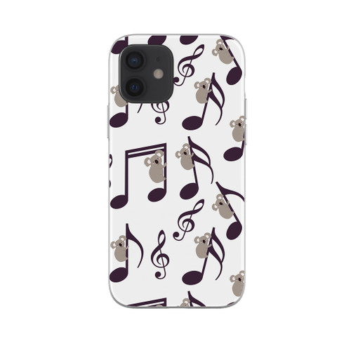 Music Pattern iPhone Soft Case By Artists Collection