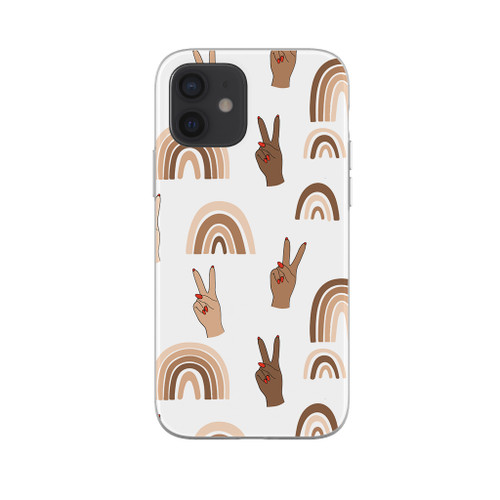 Positivity Pattern iPhone Soft Case By Artists Collection