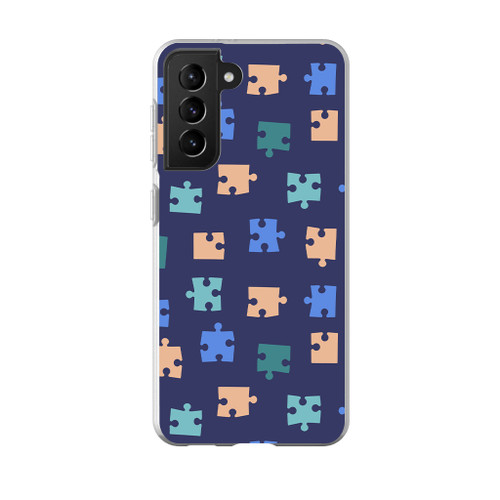 Puzzle Pattern Samsung Soft Case By Artists Collection