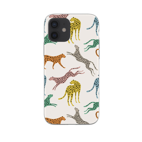 Rainbow Leopard Pattern iPhone Soft Case By Artists Collection