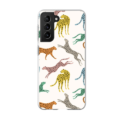 Rainbow Leopard Pattern Samsung Soft Case By Artists Collection