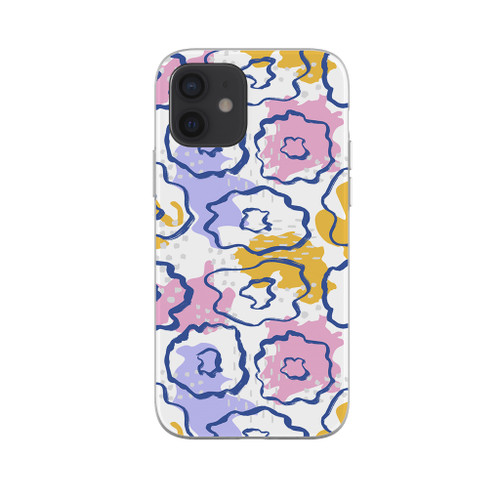 Simple Flower Light Pattern iPhone Soft Case By Artists Collection