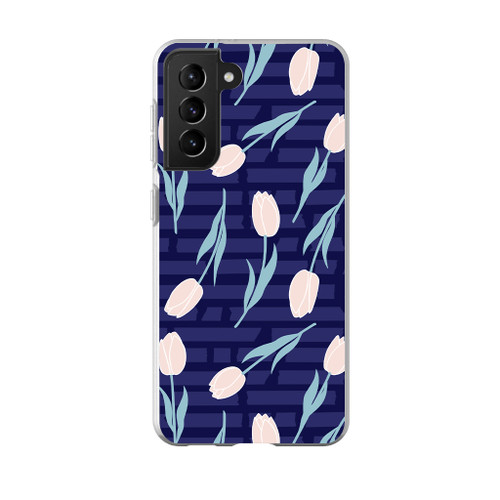 Spring Tulip Pattern Samsung Soft Case By Artists Collection