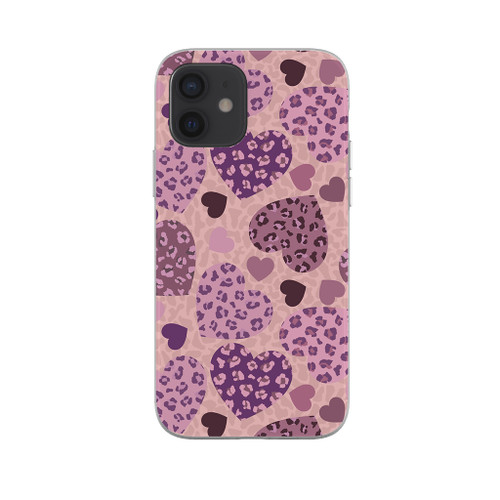 Wild Hearts Pattern iPhone Soft Case By Artists Collection