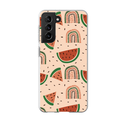 Watermelon Rainbows Pattern Samsung Soft Case By Artists Collection