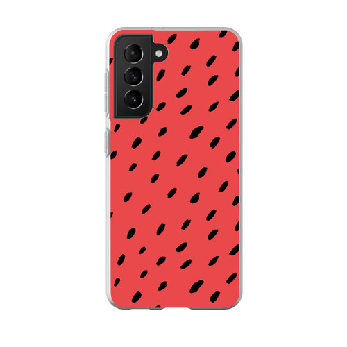 Watermelon Seeds Pattern Samsung Soft Case By Artists Collection