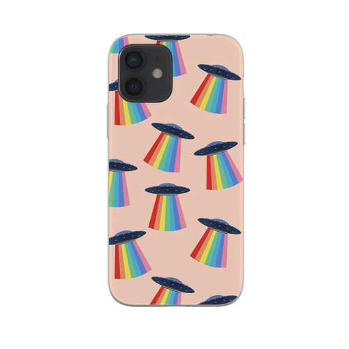 Ufo Pattern iPhone Soft Case By Artists Collection