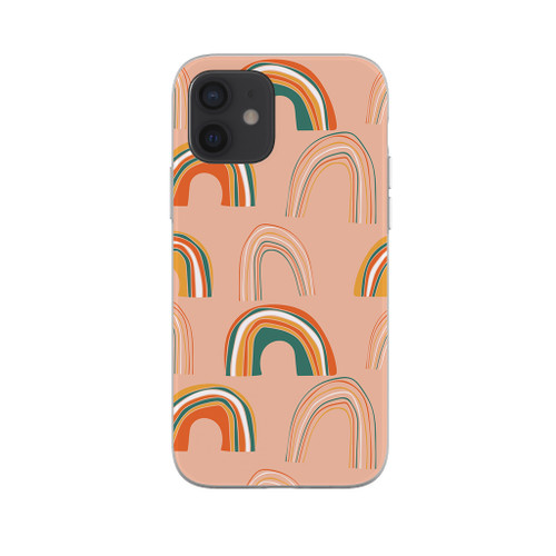 Summer Rainbows Pattern iPhone Soft Case By Artists Collection
