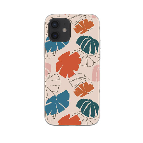 Simple Floral Pattern iPhone Soft Case By Artists Collection