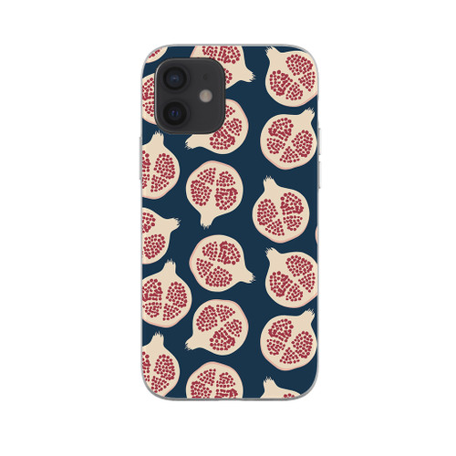 Pomegranate Pattern iPhone Soft Case By Artists Collection