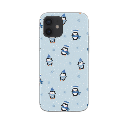 Penguin Pattern iPhone Soft Case By Artists Collection