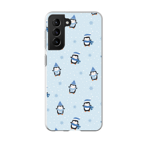 Penguin Pattern Samsung Soft Case By Artists Collection