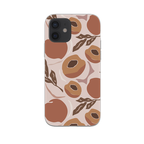 Peach Pattern iPhone Soft Case By Artists Collection