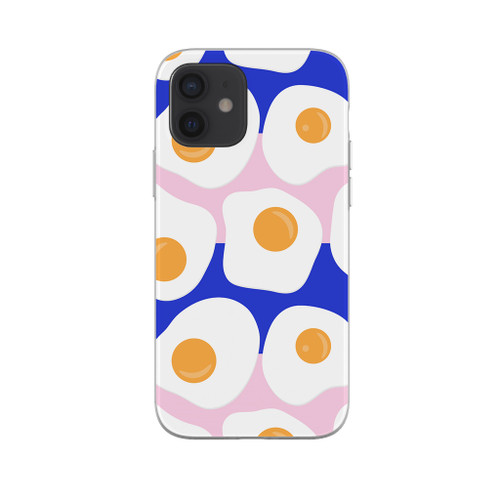 Fried Egg Pattern iPhone Soft Case By Artists Collection