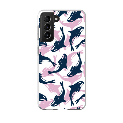 Dolphin Pattern Samsung Soft Case By Artists Collection