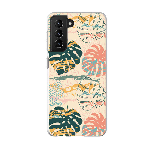 Abstract Tropical Pattern Samsung Soft Case By Artists Collection