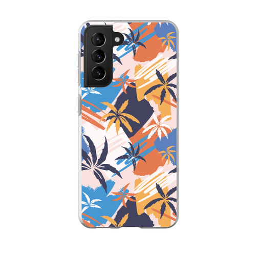 Abstract Palm Pattern Samsung Soft Case By Artists Collection