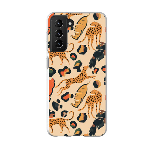 Abstract Leopard Pattern Samsung Soft Case By Artists Collection