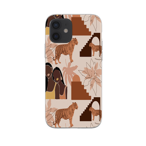 Abstract Jungle Pattern iPhone Soft Case By Artists Collection