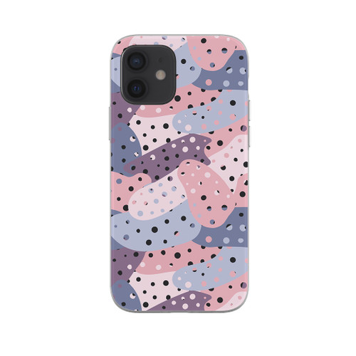 Abstract Pattern With Holes iPhone Soft Case By Artists Collection